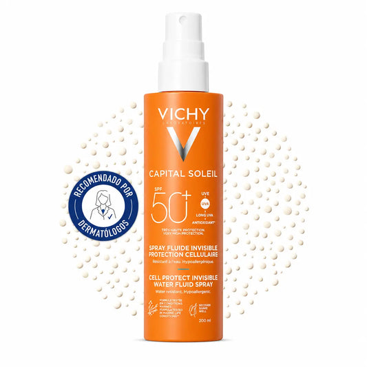 Vichy Capital Soleil Σπρέι Πολλαπλής Προστασίας SPF 50, 200 ml
