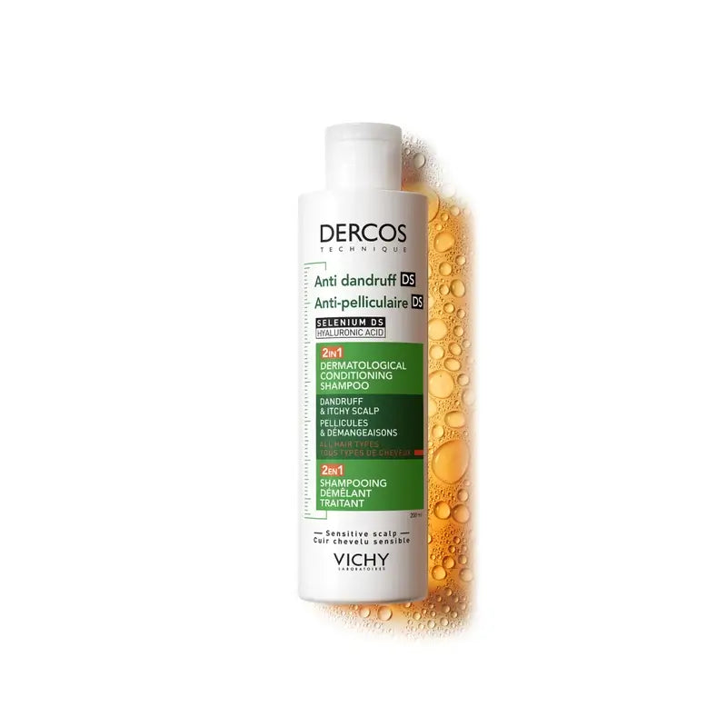 Vichy Dercos Σαμπουάν-Κοντίσιονερ κατά της πιτυρίδας DS 2 σε 1, 200 ml