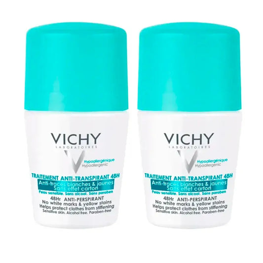 Vichy Αποσμητικό-Αντιιδρωτικό, Συσκευασία 2 x 50 ml