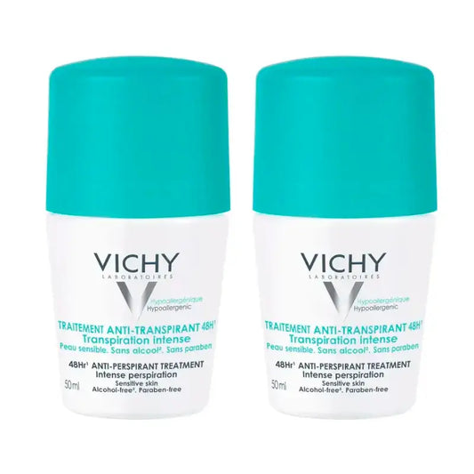 Vichy Αποσμητικό με θεραπευτική δράση, συσκευασία 2 x 50 ml