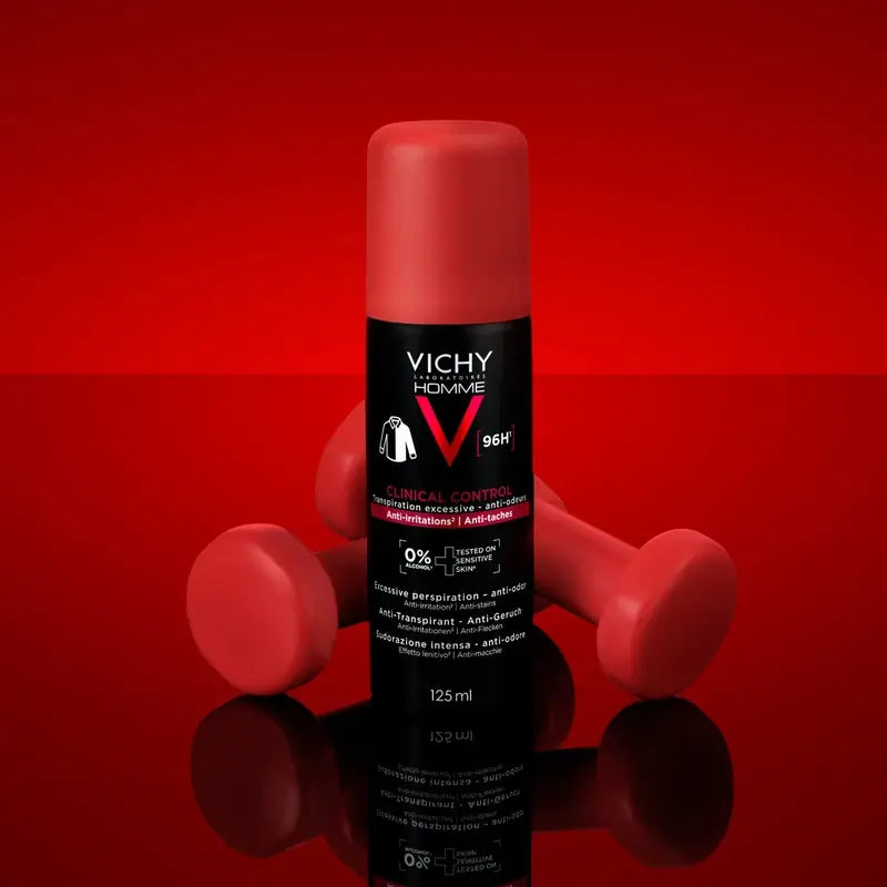 Vichy Homme Clinical Control 96h Αντιιδρωτικό Σπρέι, 125 ml