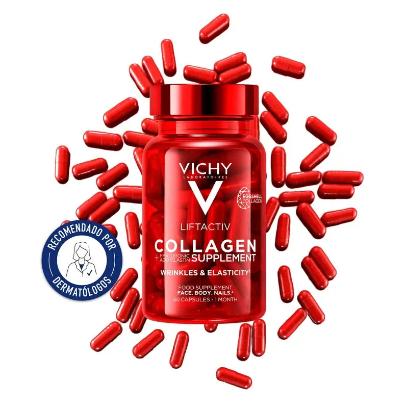 Vichy Liftactiv Κολλαγόνο κατά της γήρανσης με βιταμίνες και μέταλλα, 60 κάψουλες