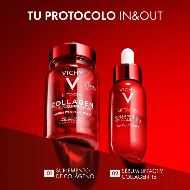 Vichy Liftactiv Κολλαγόνο κατά της γήρανσης με βιταμίνες και μέταλλα, 60 κάψουλες