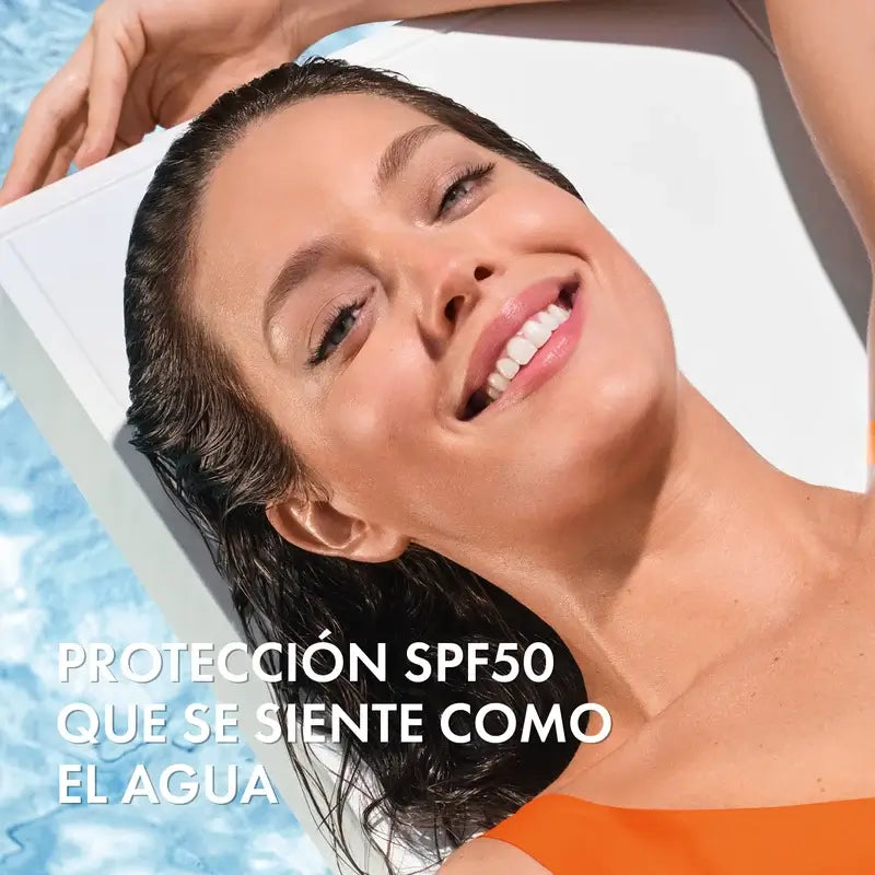 Vichy Solar UV Aqua Ενυδατικό Υγρό SPF 50, Μεσαία Απόχρωση, 50 ml