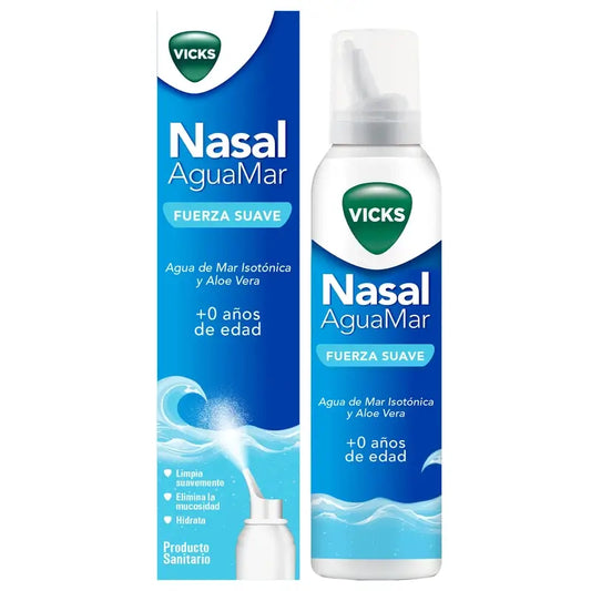 Vicks Nasal Aguamar ήπια δράση, 120 ml
