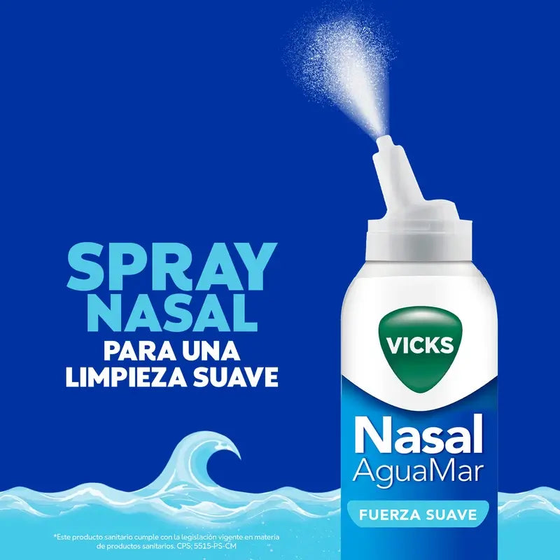 Vicks Nasal Aguamar ήπια δράση, 120 ml