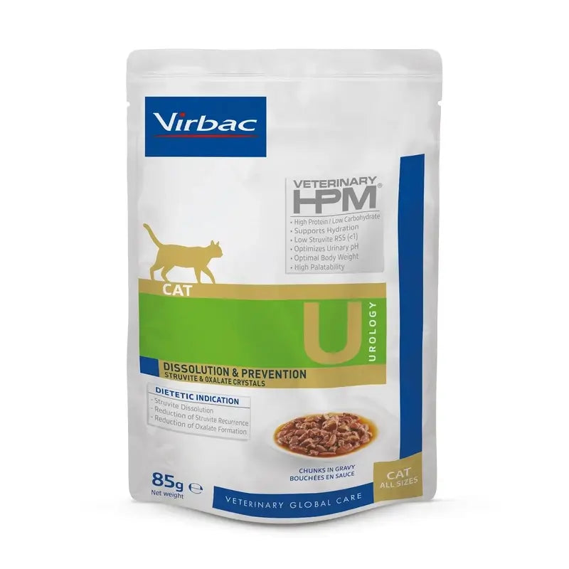 Virbac Hpm Feline Urology Dissol&Prevention σε σάλτσα 12X85Gr 