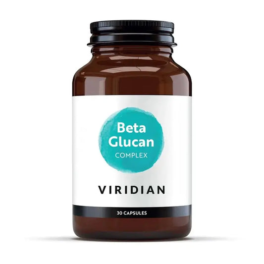 Viridian Β-γλυκάνη 250 mg. Με βιταμίνη C, D3 και ψευδάργυρο, 30 φυτικές κάψουλες