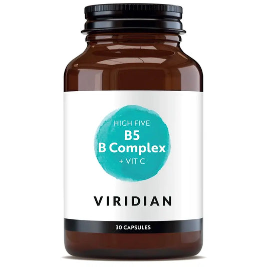 Viridian High Five B Complex με ασκορβικό μαγνήσιο, 30 φυτικές κάψουλες 
