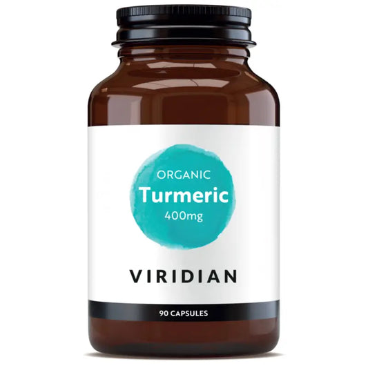 Viridian Βιολογική Κουρκούμη σε Φυτικά Δισκία 400 mg, 90 κάψουλες