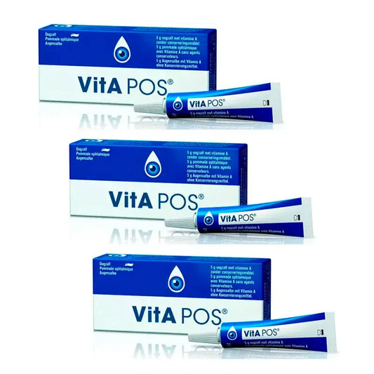 Vita-Pos Οφθαλμική Αλοιφή, Συσκευασία 3 x 5 g