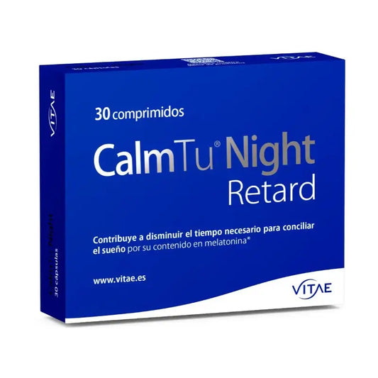 CalmTu Night Retard 30 δισκία - Αδιάκοπος ύπνος με βαλεριάνα και μελατονίνη