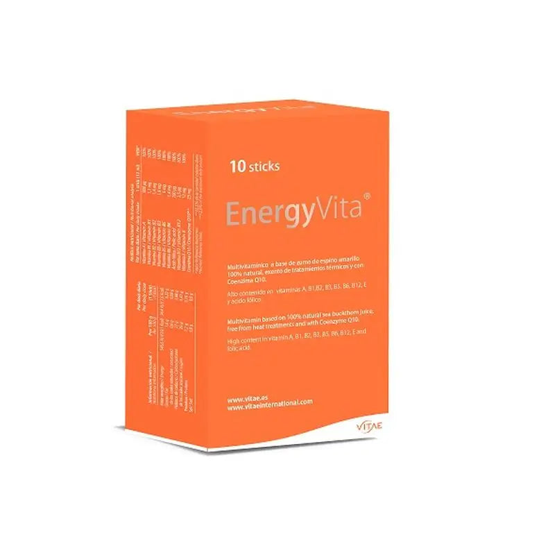 EnergyVita 10 sachets – With vitamins, coenzyme Q10 and sea buckthorn
