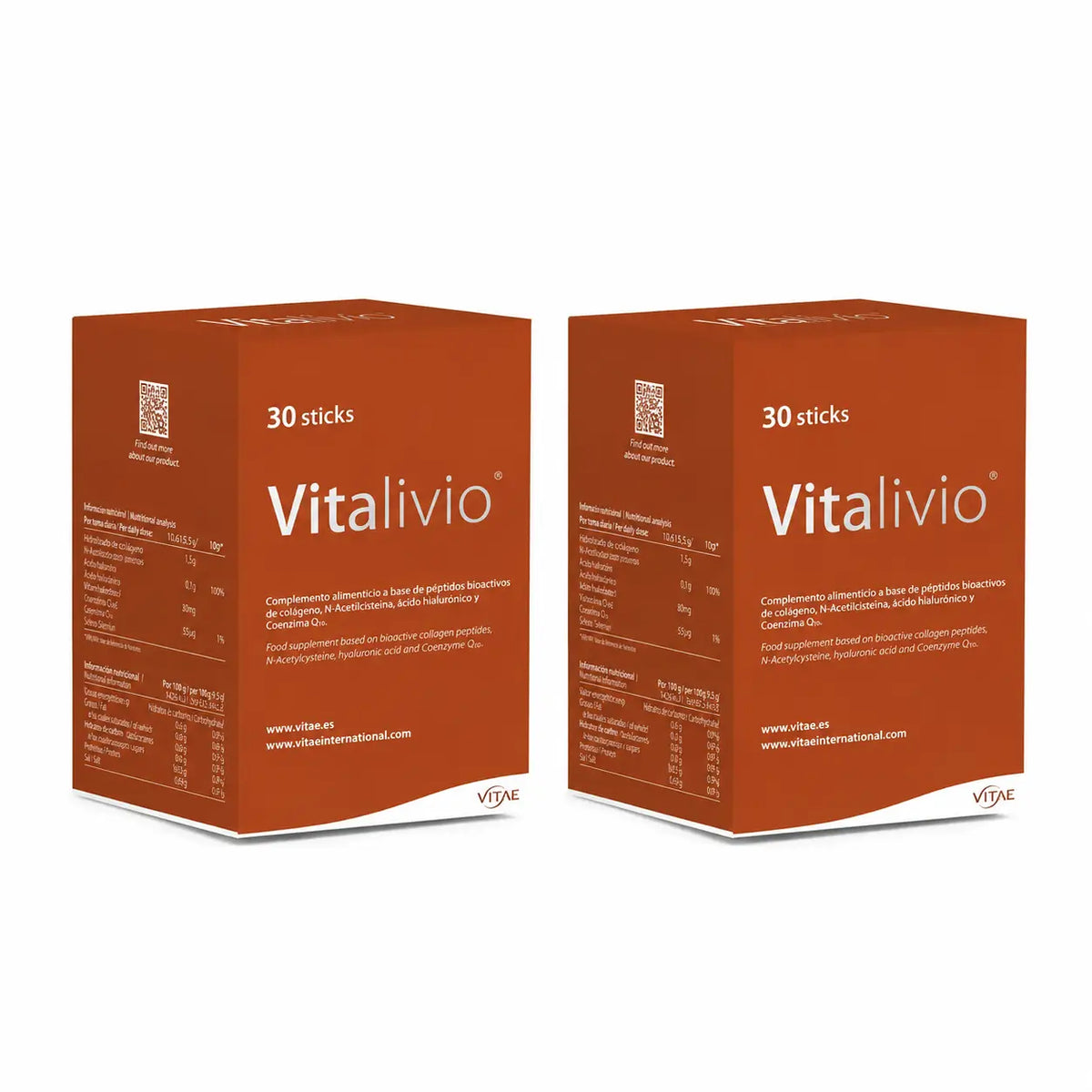 Vitae Vitalivio, 2 x 30 στικ