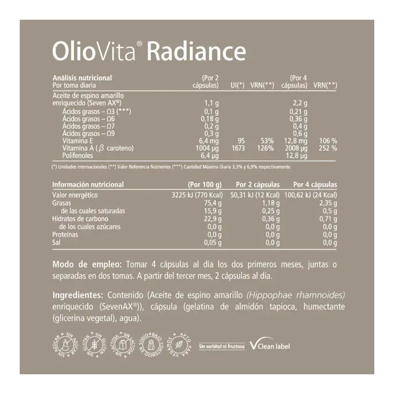 OlioVita Radiance 120 κάψουλες - Με αγκινάρα