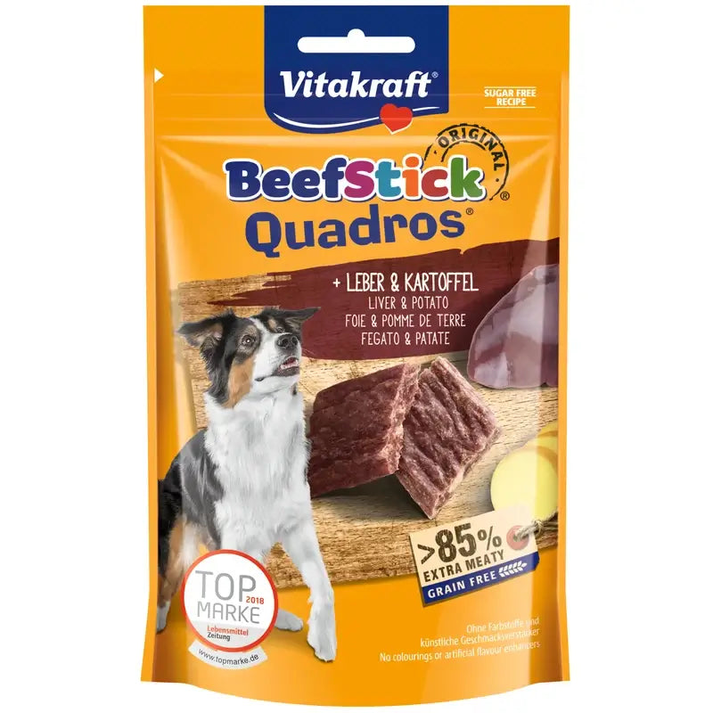 Vitakraft Beef Stick Quadros Συκώτι και Πατάτα 7x70 γραμμάρια