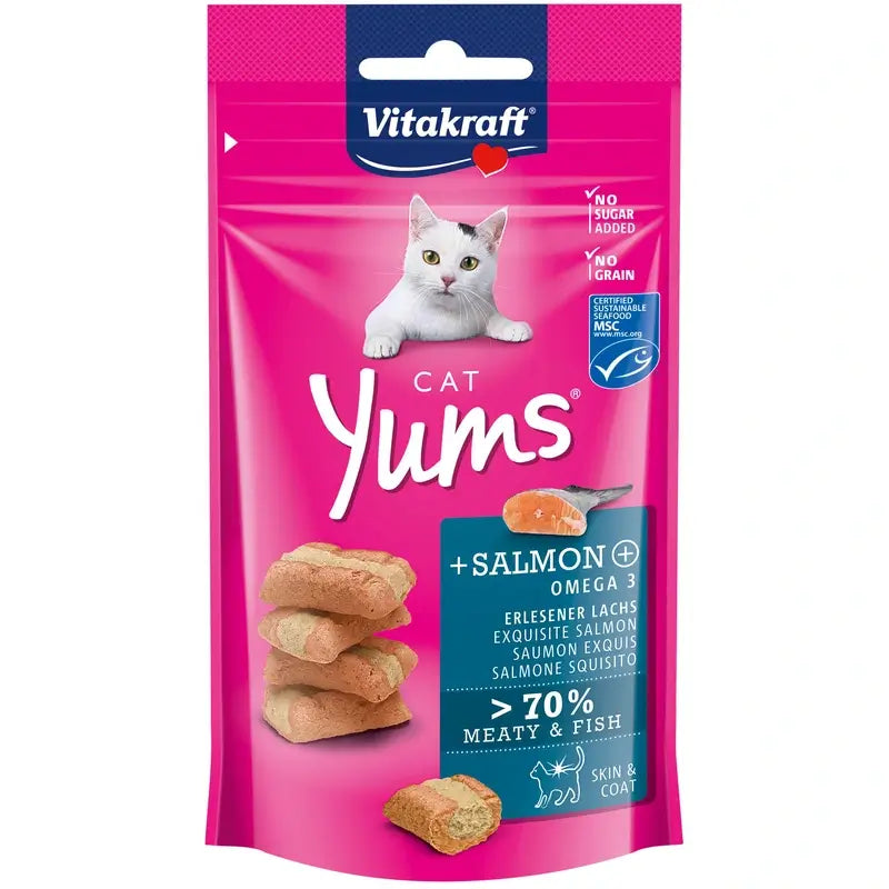 Vitakraft Cat Yums Σολομός 9x40 γραμμάρια
