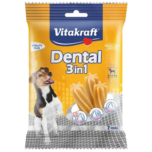 Vitakraft Dental 2 σε 1 για μικρά σκυλιά 12x120 γραμμάρια