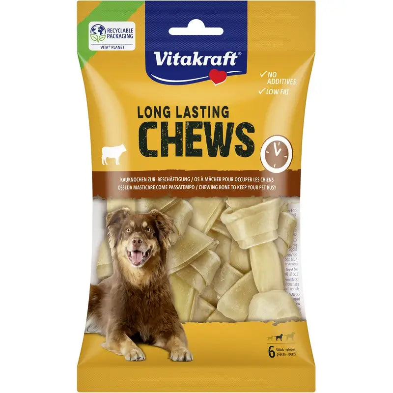 Vitakraft Κοκαλιά με κόμπους Chews 10 εκ. 6x6 τεμάχια