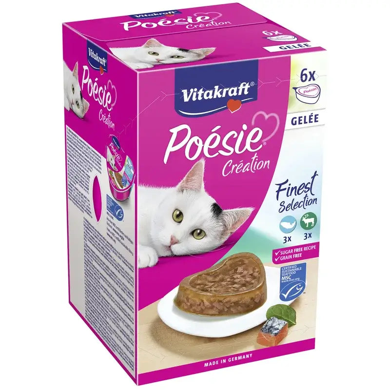 Vitakraft Poesie Multipack Ζελέ 6x85 γραμμάρια