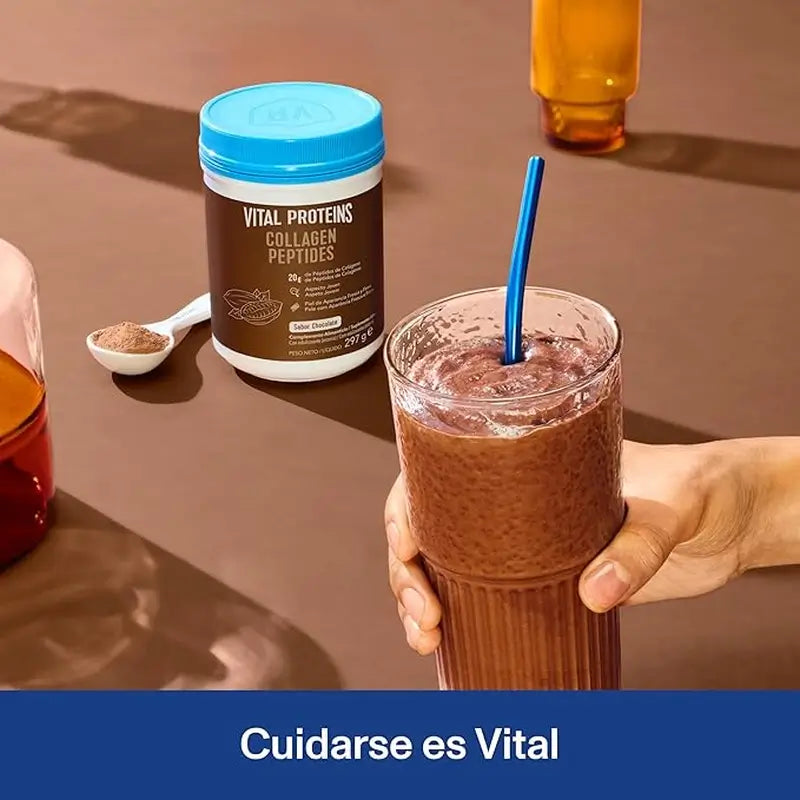 Vital Proteins  Τριπλά πεπτίδια κολλαγόνου με γεύση σοκολάτας, 3x 297 γρ.