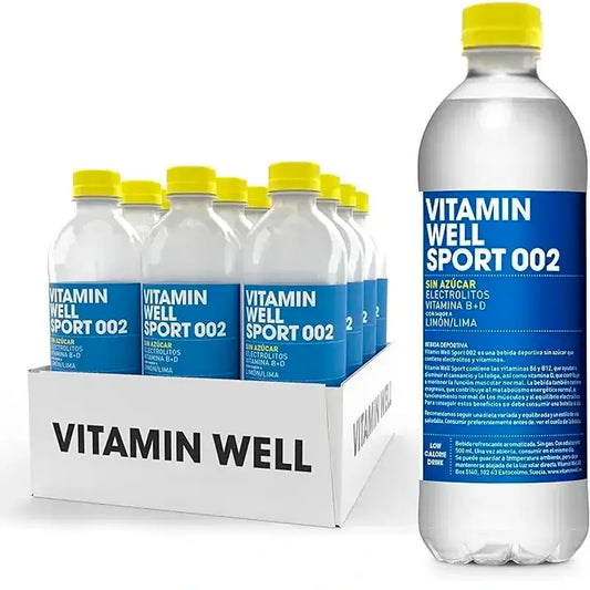 Vitamin Well Sport 002, συσκευασία 12 x 500 ml