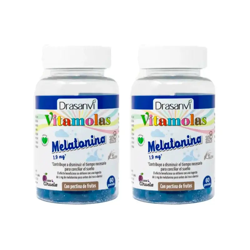 Vitamolas Drasanvi Μελατονίνη, 2×60 ζελεδάκια 