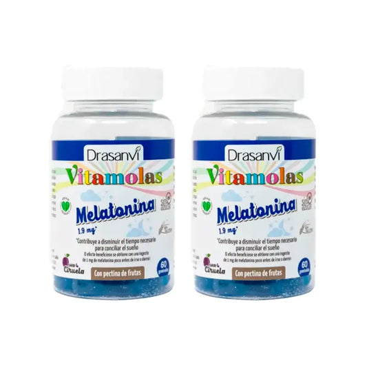 Vitamolas Drasanvi Μελατονίνη, 2×60 ζελεδάκια 