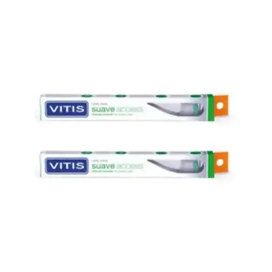 Vitis Οδοντόβουρτσα Access με μαλακές τρίχες, 2 τεμάχια 