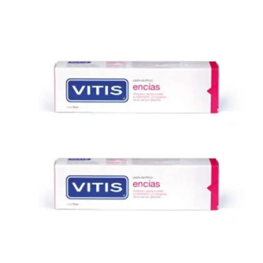 Vitis Οδοντόκρεμα για τα ούλα, 2×100 ml 