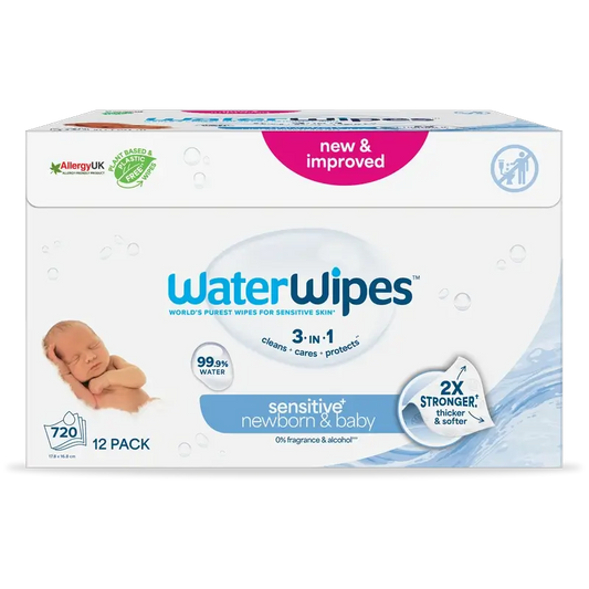 Waterwipes Bio Βιοδιασπώμενα Μωρομάντηλα 12x60, 720 τεμάχια