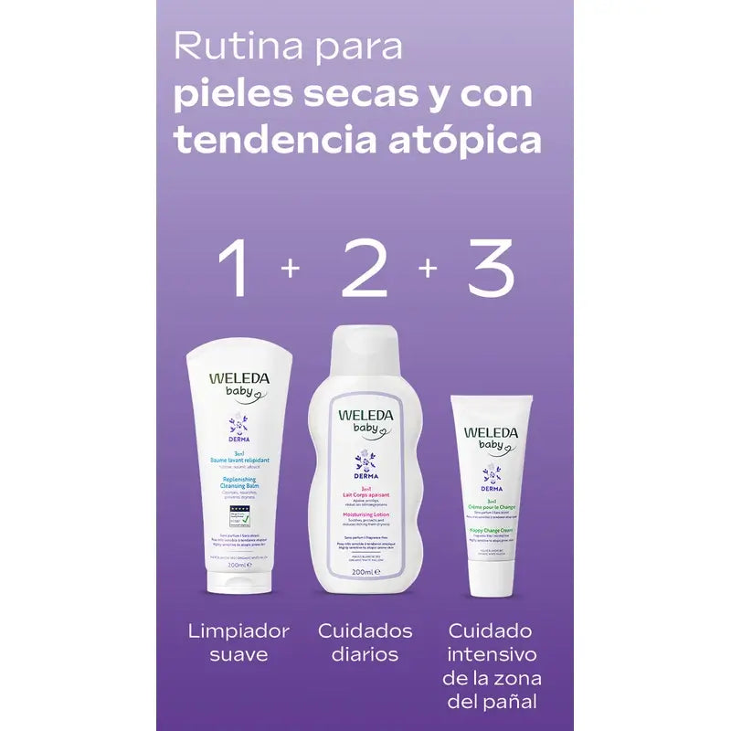 Weleda Baby Derma Βάλσαμο μπάνιου, 200 ml