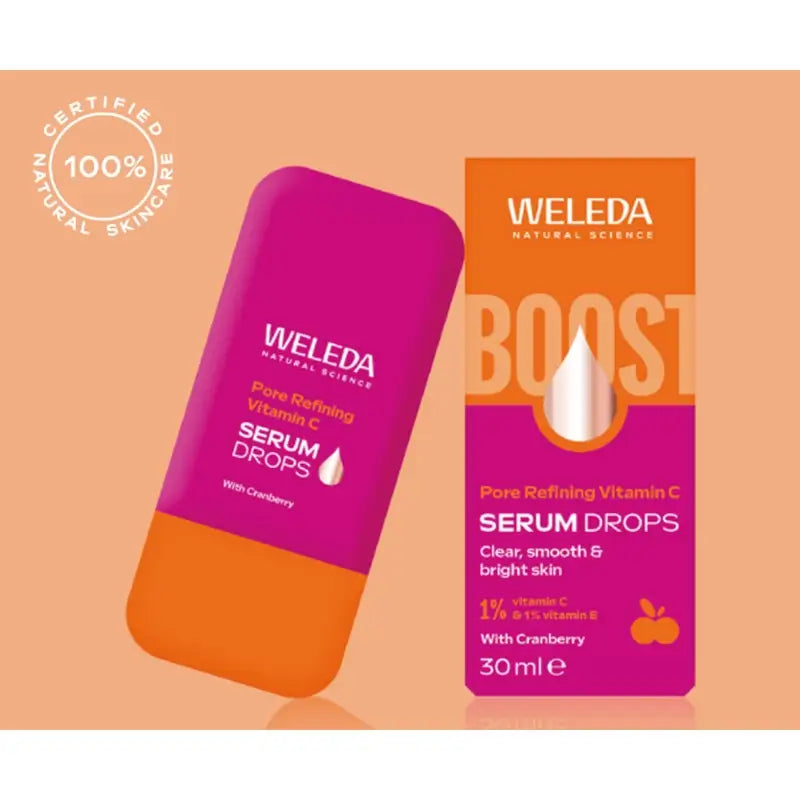 Weleda Ορός τελειοποίησης Booster Drops με βιταμίνες, 30 ml