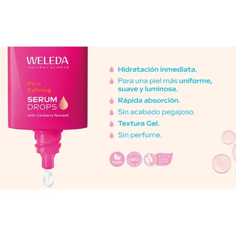 Weleda Ορός τελειοποίησης Booster Drops με βιταμίνες, 30 ml