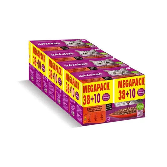 Whiskas Πακέτο Core Κρέατα 38+10×85 g 