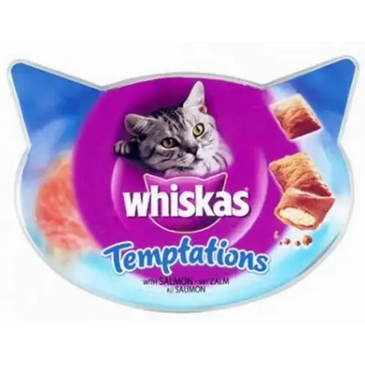 Whiskas Temptation Σολομός 6X60Gr