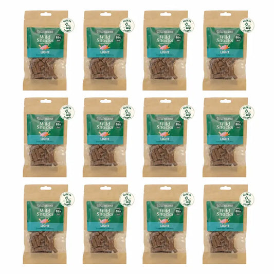 Wild Balance Wild Snack Light - Καρότο και παστινάκη, 75 γραμμάρια, συσκευασία των 12