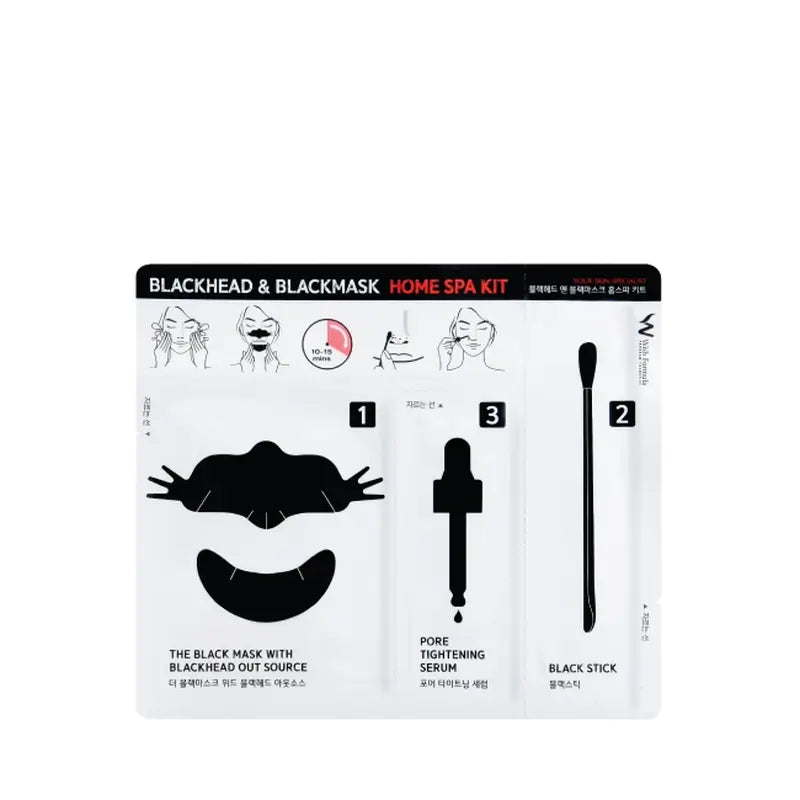 Wish Formula Blackhead & Black Μάσκα Προσώπου – Σετ Home Spa, 1 συσκευασία