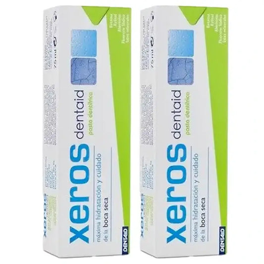 Xeros Dentaid Duplo Οδοντόκρεμα, 2 x 75 ml