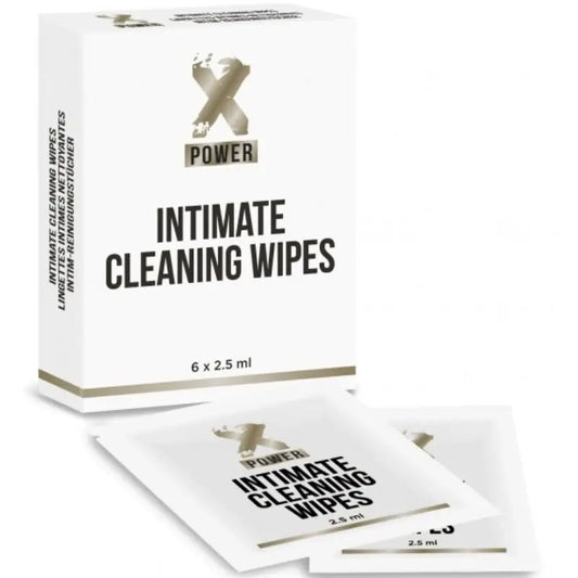 Xpower Intimate Cleaning Wipes Μαντηλάκια για την προσωπική υγιεινή 6 τεμάχια 