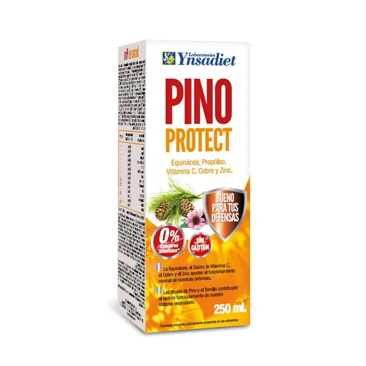 Ynsadiet Σιρόπι Πεύκου + Εχινάκεια χωρίς ζάχαρη, 250 ml 