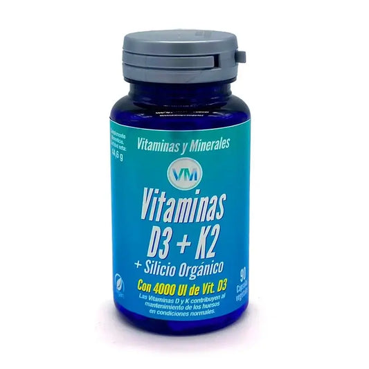 Ynsadiet Βιταμίνη D3 + K2 + Πυρίτιο 90 κάψουλες. 