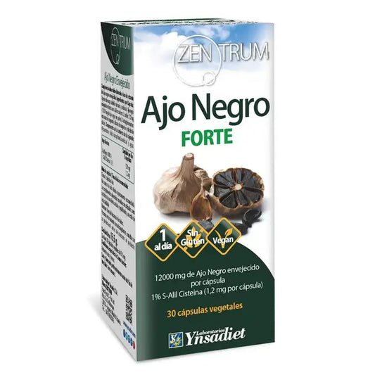 Ynsadiet Zentrum Εκχύλισμα Μαύρου Σκόρδου Forte, 30 κάψουλες