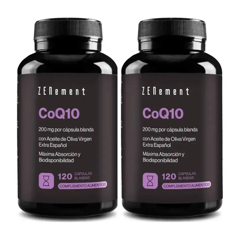 Zenement CoQ10 200 mg, συσκευασία 2 x 120 μαλακές κάψουλες