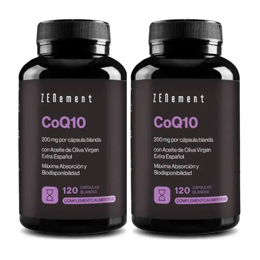 Zenement CoQ10 200 mg, συσκευασία 2 x 120 μαλακές κάψουλες
