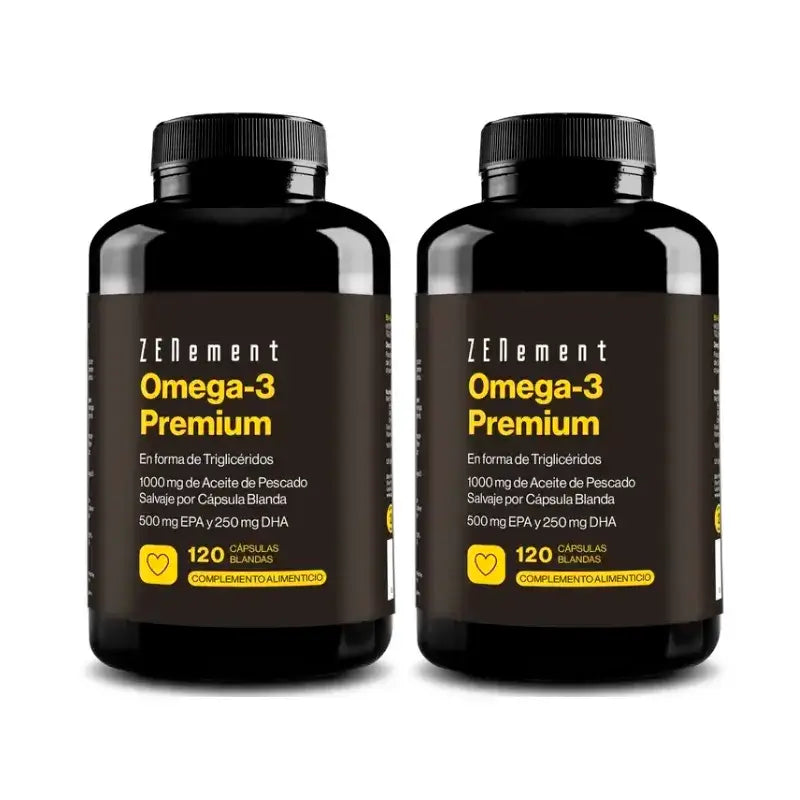 Zenement Omega-3 Premium, Συσκευασία 2 x 120 μαλακές κάψουλες