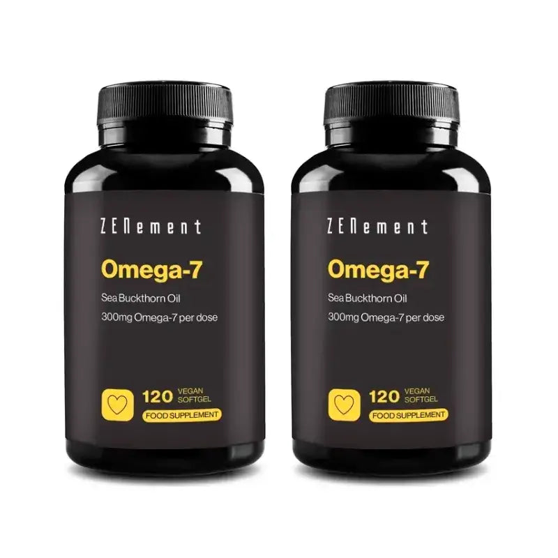 Zenement Omega-7, Συσκευασία 2 x 120 μαλακές κάψουλες για χορτοφάγους