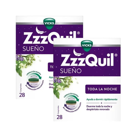 Zzzquil: Μελατονίνη, Βαλεριάνα και Βιταμίνη Β6, 2X28 δισκία 