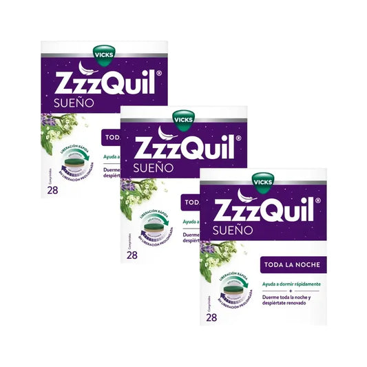 Zzzquil: Μελατονίνη, Βαλεριάνα και Βιταμίνη Β6, 3X28 δισκία 